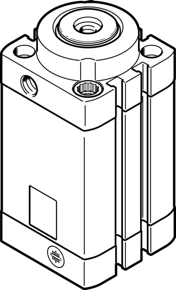 FESTO Stopperzylinder 576133 DFSP-40-25-DF-PA  Hublänge: 25 mm 1 St.