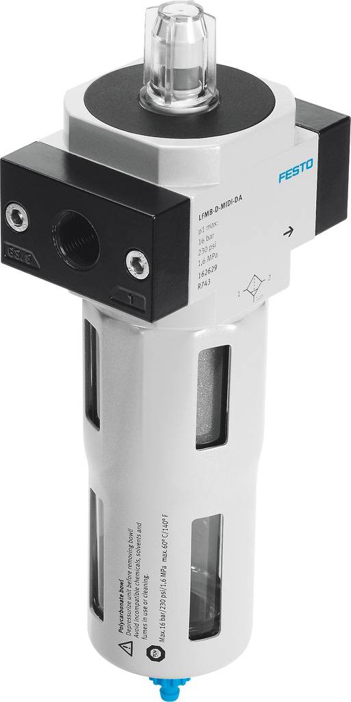 FESTO Feinfilter LFMB-1/2-D-MAXI-DA-A 532834 G 1/2 Gehäusematerial Zinkdruckguss-0
