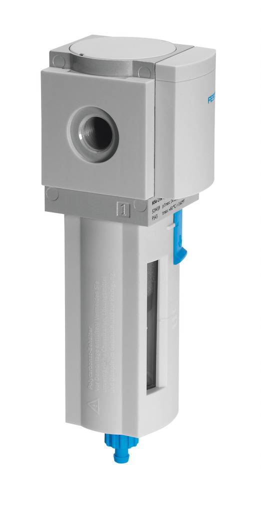 FESTO Feinstfilter MS4-LFM-1/4-AUV 535768 G 1/4 Gehäusematerial Aluminium Druckguss Dichtungsmaterial NBR-0