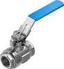 FESTO VZBE-1-T-63-D-2-M-V15V15 Ball valve, P/n: 4745219