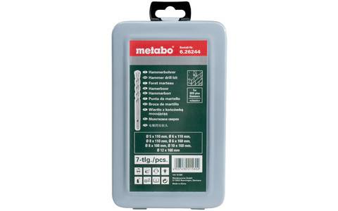 SDS-plus Classic-Bohrersatz 7-teilig Ø 5, 6, 8 mm, L = 110 mm / Ø 6, 8, 10, 12 mm L = 160 (626244000)-1