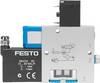 FESTO Vakuumsaugdüse VADM-45-N 162513 26.4 V/DC M5, Schalldämpfer Nennweite (Details) 0.45 mm Gehäusematerial Aluminium-Knetlegierung Dichtungsmaterial NBR Ruhestellung geschlossen
