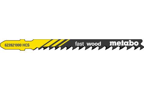 5 Stichsägeblätter, Holz, Serie "professional", 74/ 4,0-5,2 mm, progressiv, HCS, mit Eintauchspitze (623921000)-1