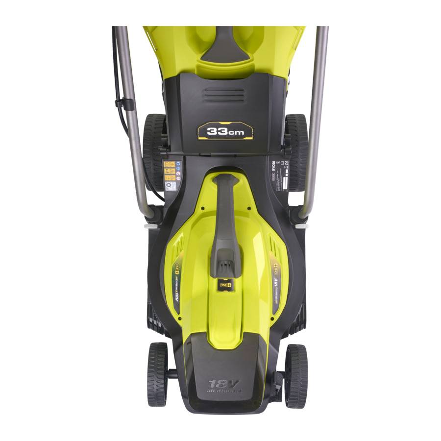 One+ OLM1833B Græsslamaskine Elektrisk 33 cm Skærebredde-1