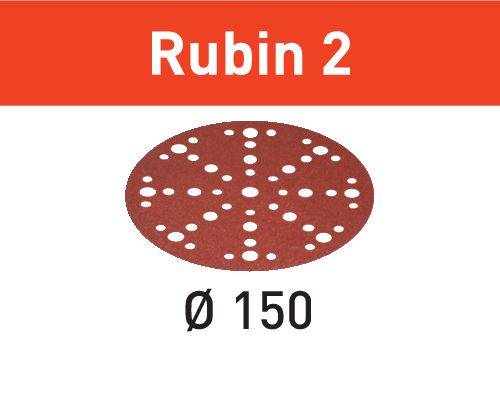Festool 10x Rubin Schleifscheiben STF D150/48 P60 RU2/10 - 575179-2