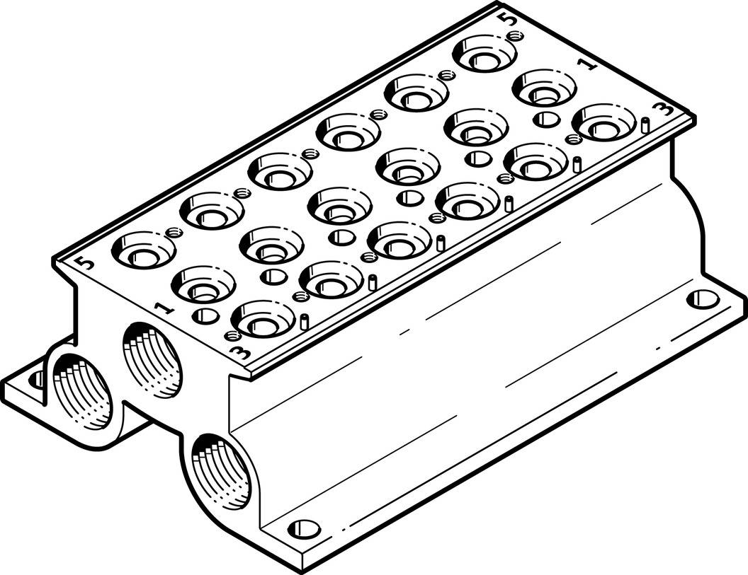 CPE18-PRS-3/8-6 Anschlussblock-0