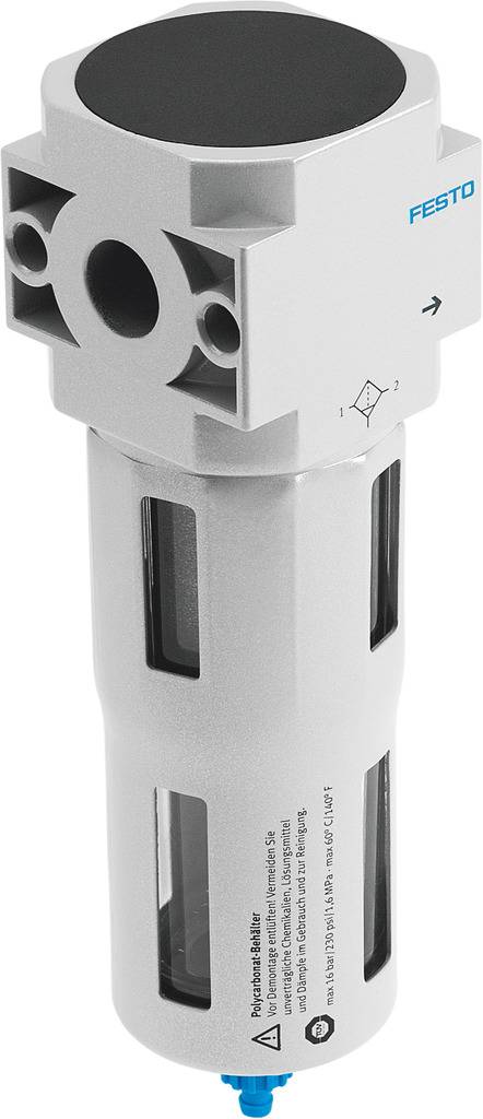 FESTO Feinstfilter LFMA-D-MIDI-A 192567 Anschlussplatte Gehäusematerial Zinkdruckguss-0