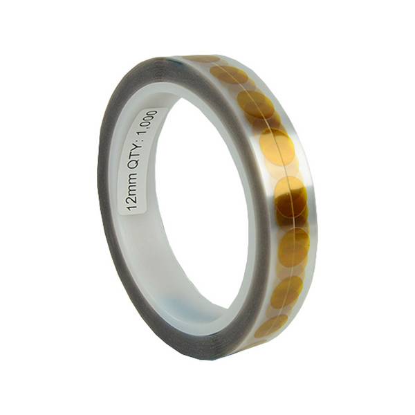 K6338 Kapton Punkte 8mm, 1000 Stück auf Rolle