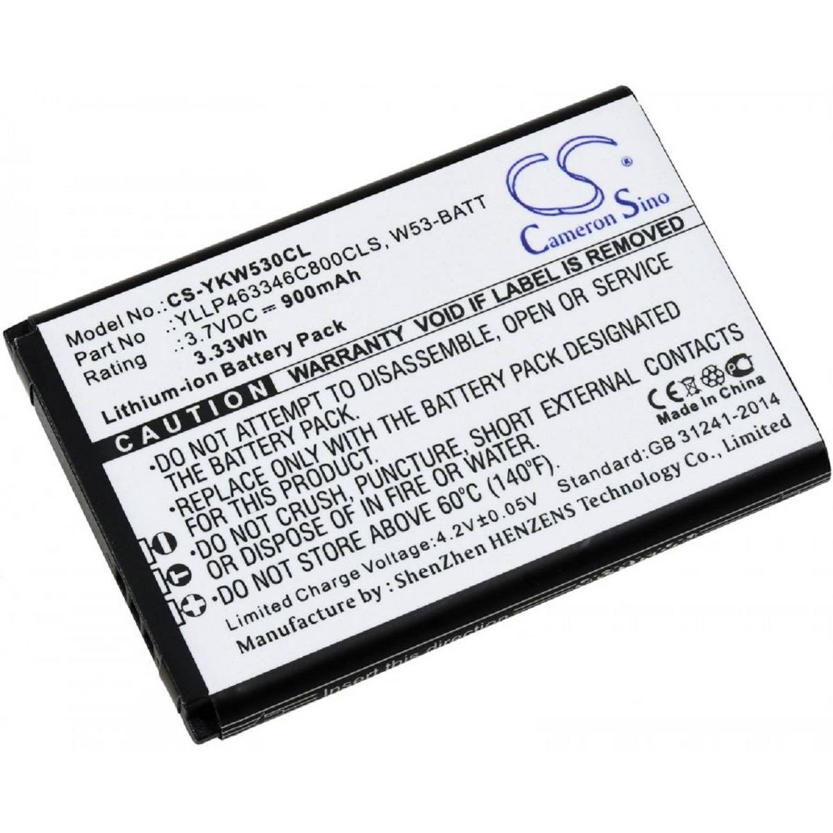 Akku kompatibel mit Yealink YLLP463346C800CLS-0