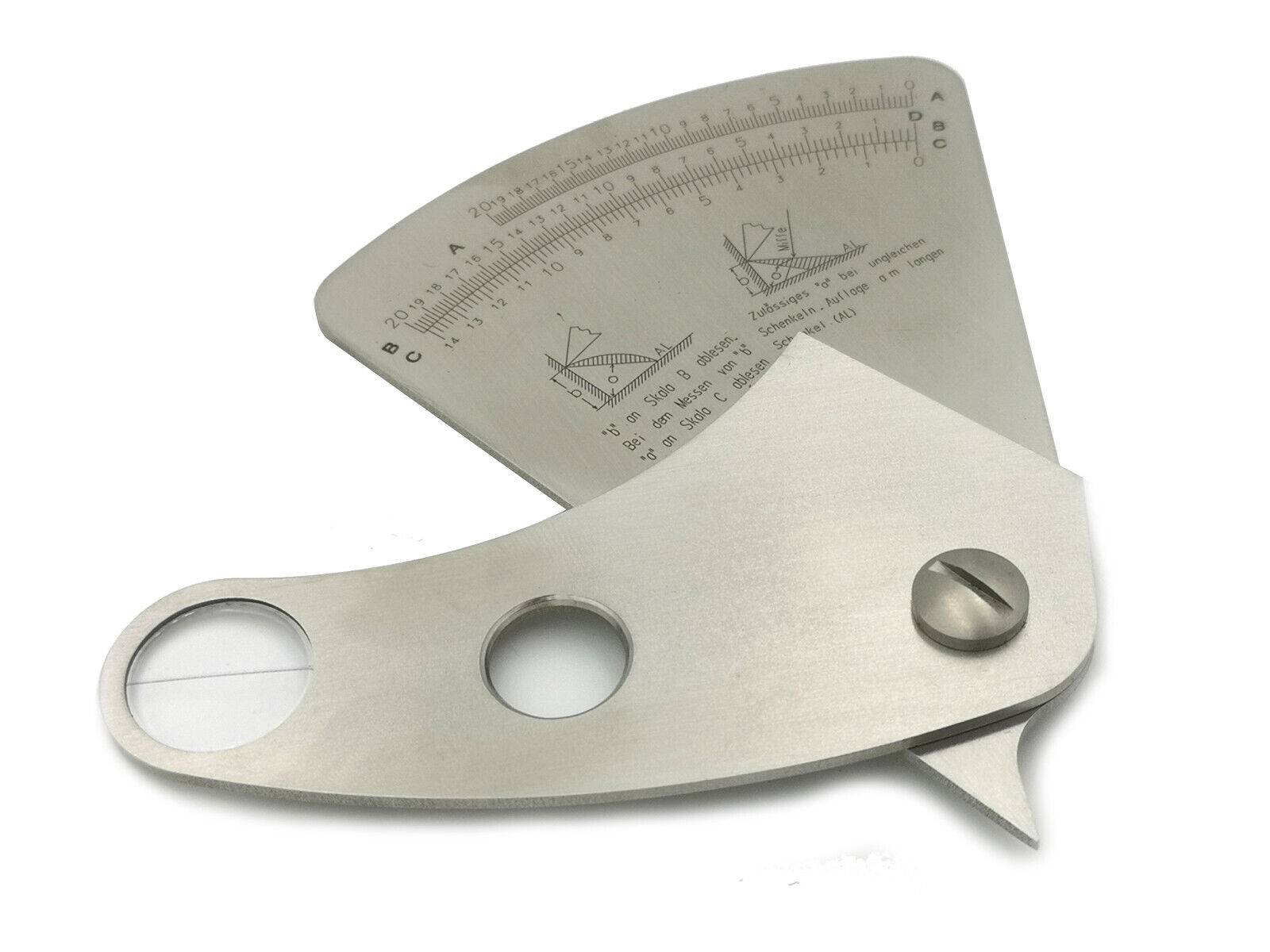 Schweißnahtlehre Universal DBP Direktablesung - Tasche Messen Schweißen Lehre-1