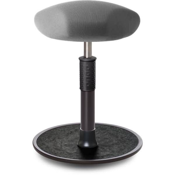 Sitz- Stehhocker Free Regular Triangel Gestrick Grau schwarz /schwarz-0