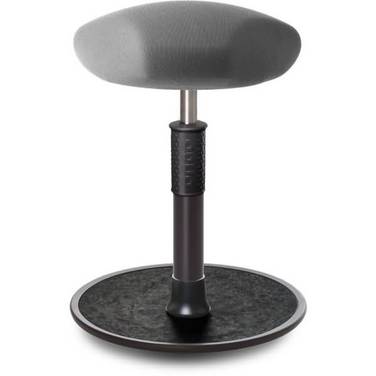 Sitz- Stehhocker Free Regular Triangel Gestrick Grau schwarz /schwarz