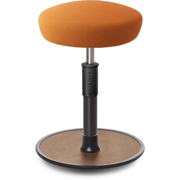 Sitz- Stehhocker Free Regular Hutsitz Gestrick Orange schwarz /Natur-0