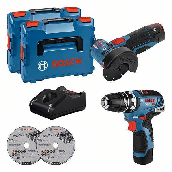 Bosch Aktions-Sortiment 0615990M5HGSR 12V-35 FC+ GWS 12V-76+-0