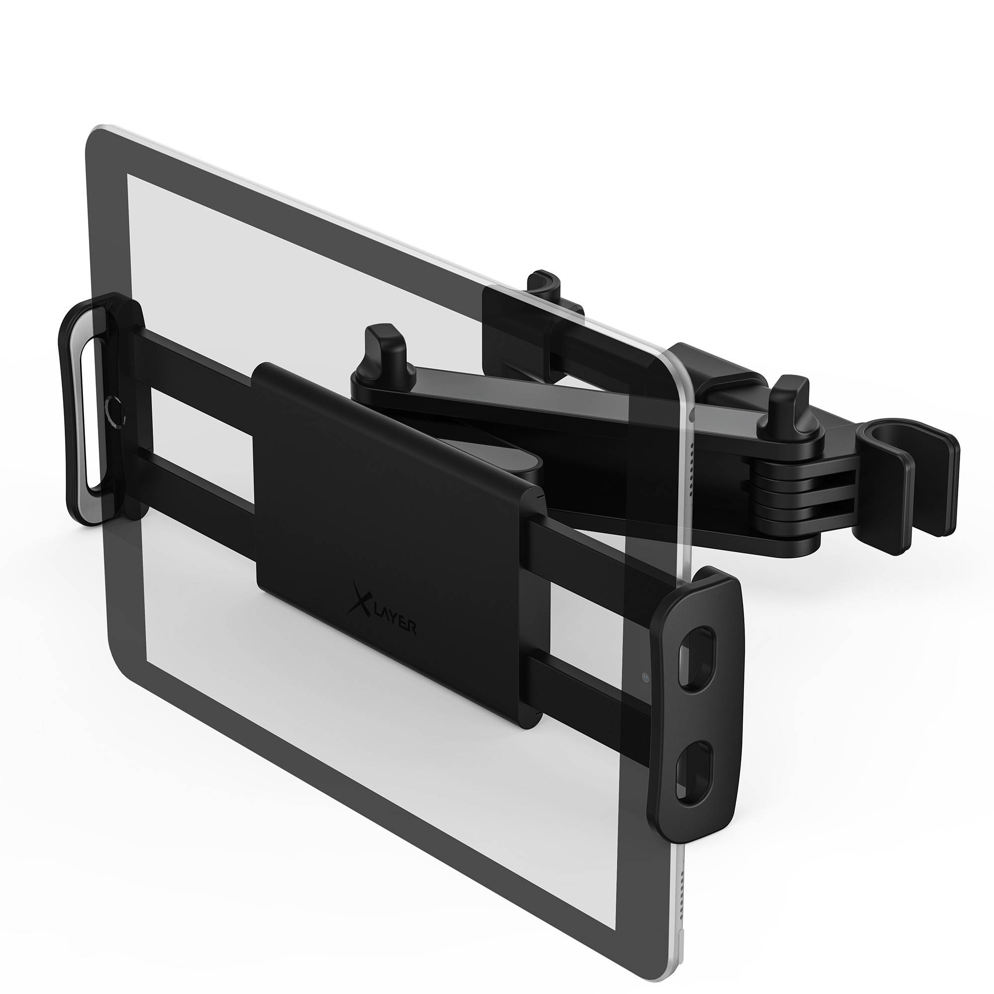 XLayer Tablet-Halterung für Kfz-Kopfstützen Black-0