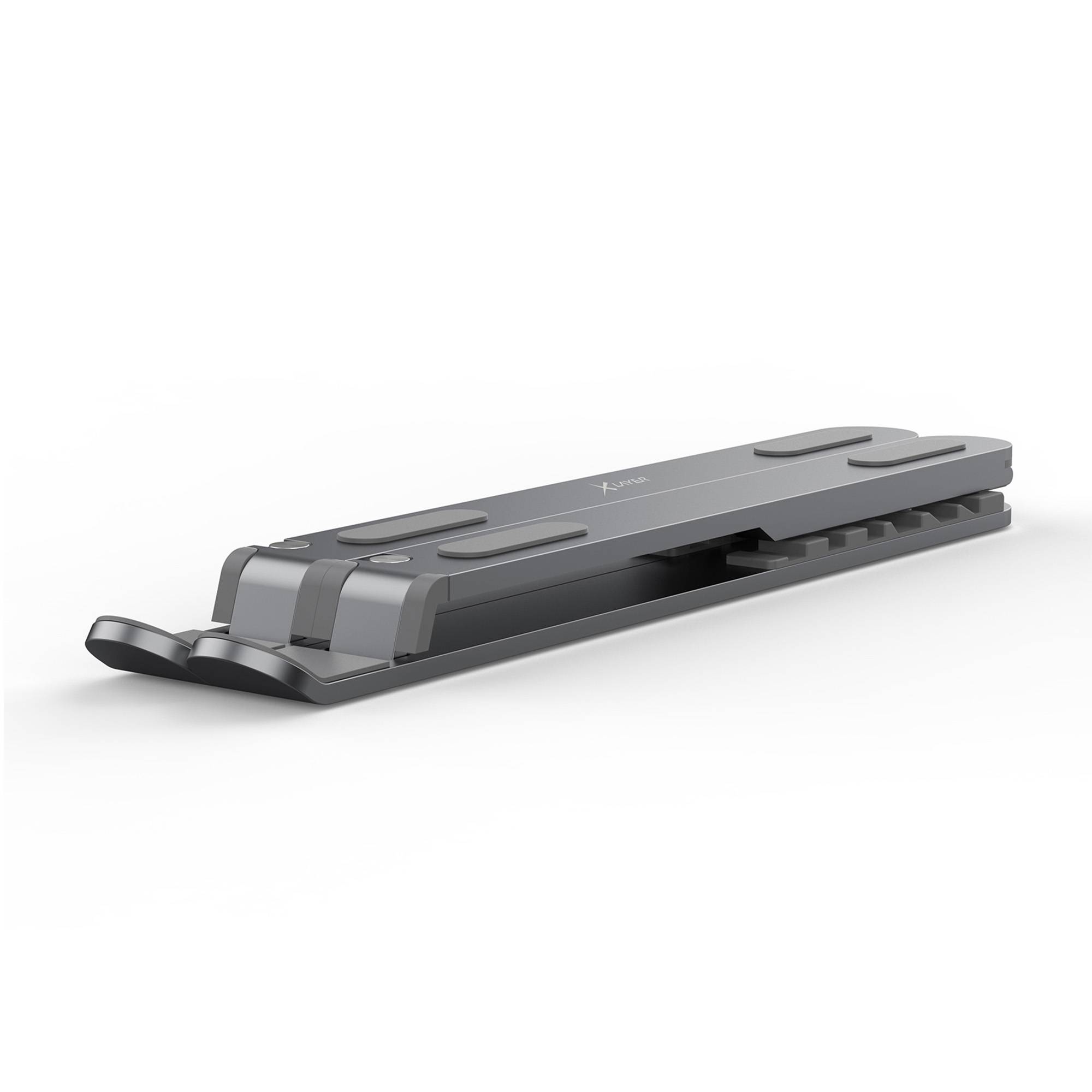 XLayer Laptop Ständer klapp- und faltbar Space Grey-1