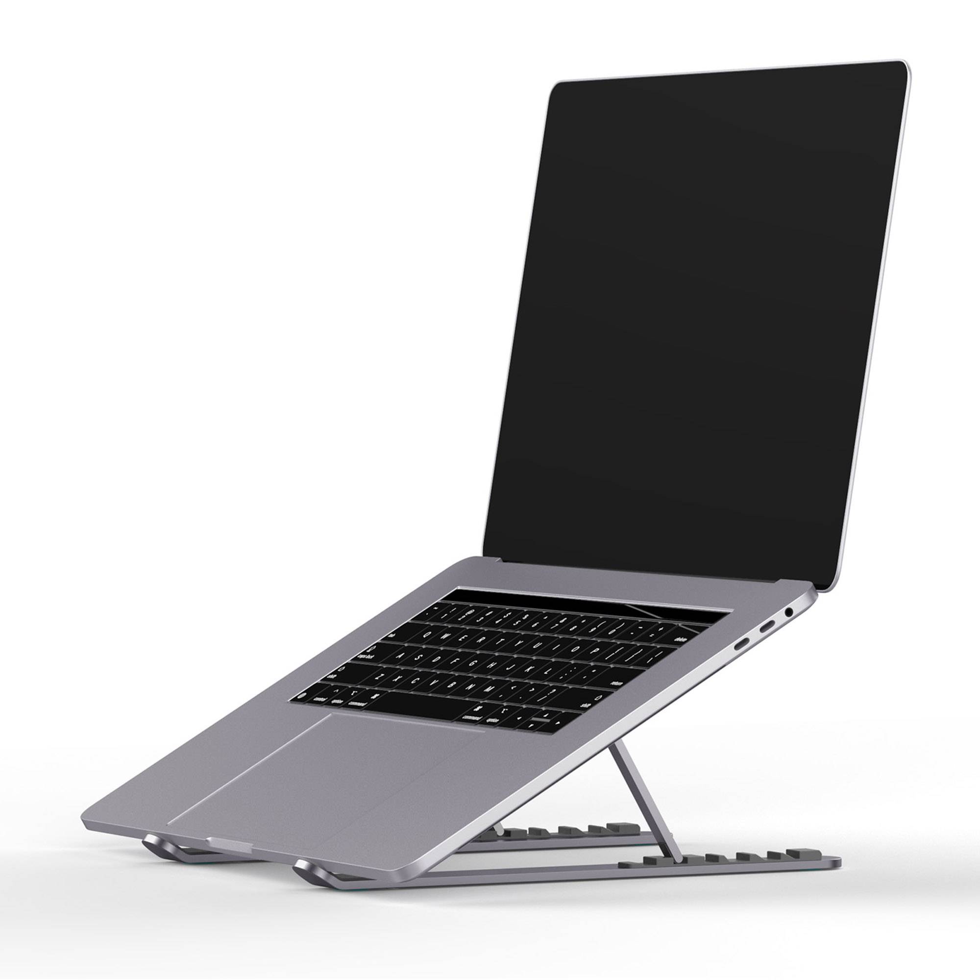XLayer Laptop Ständer klapp- und faltbar Space Grey-3