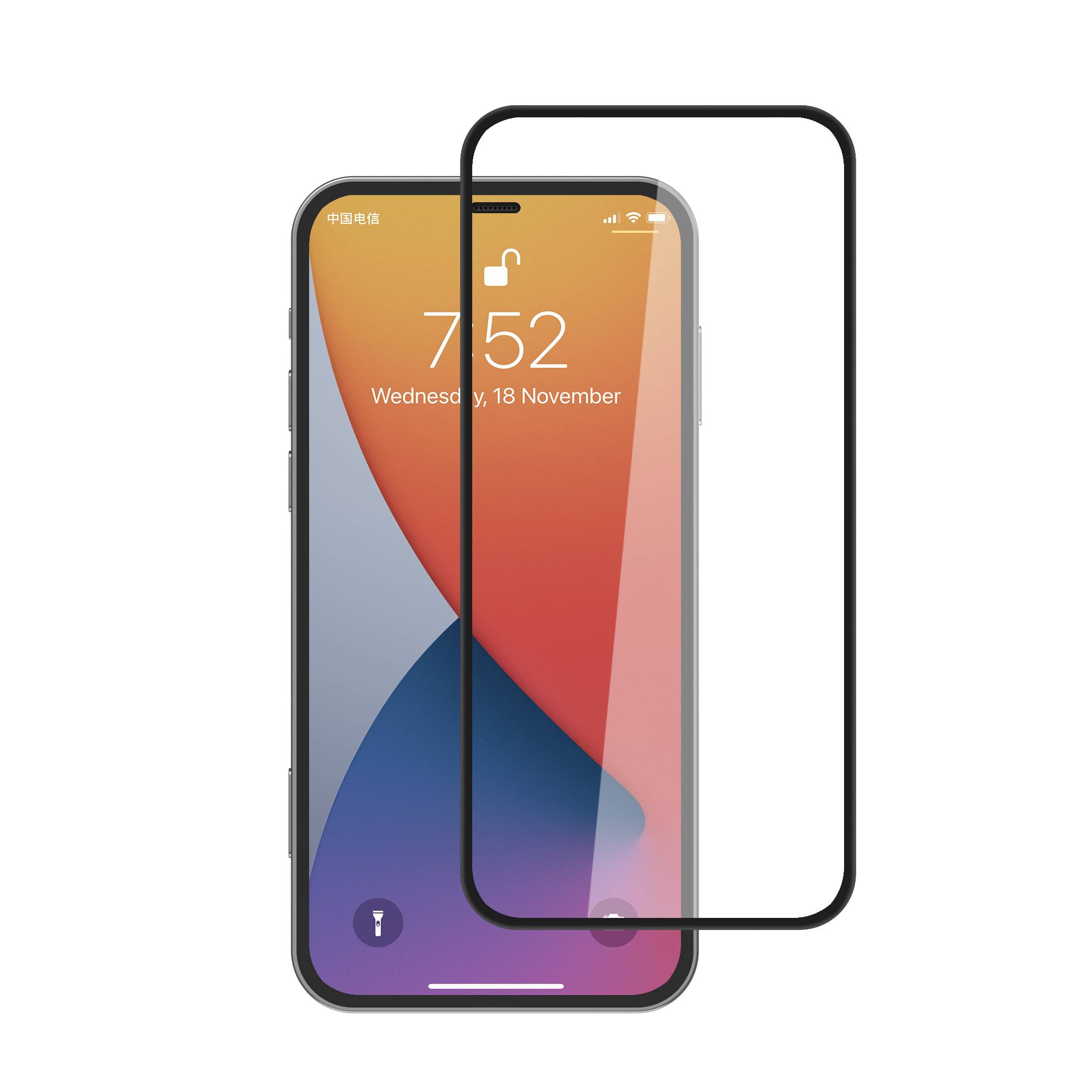 XLayer 3D Panzerglas Schutzfolie iPhone 12 Pro Max-0