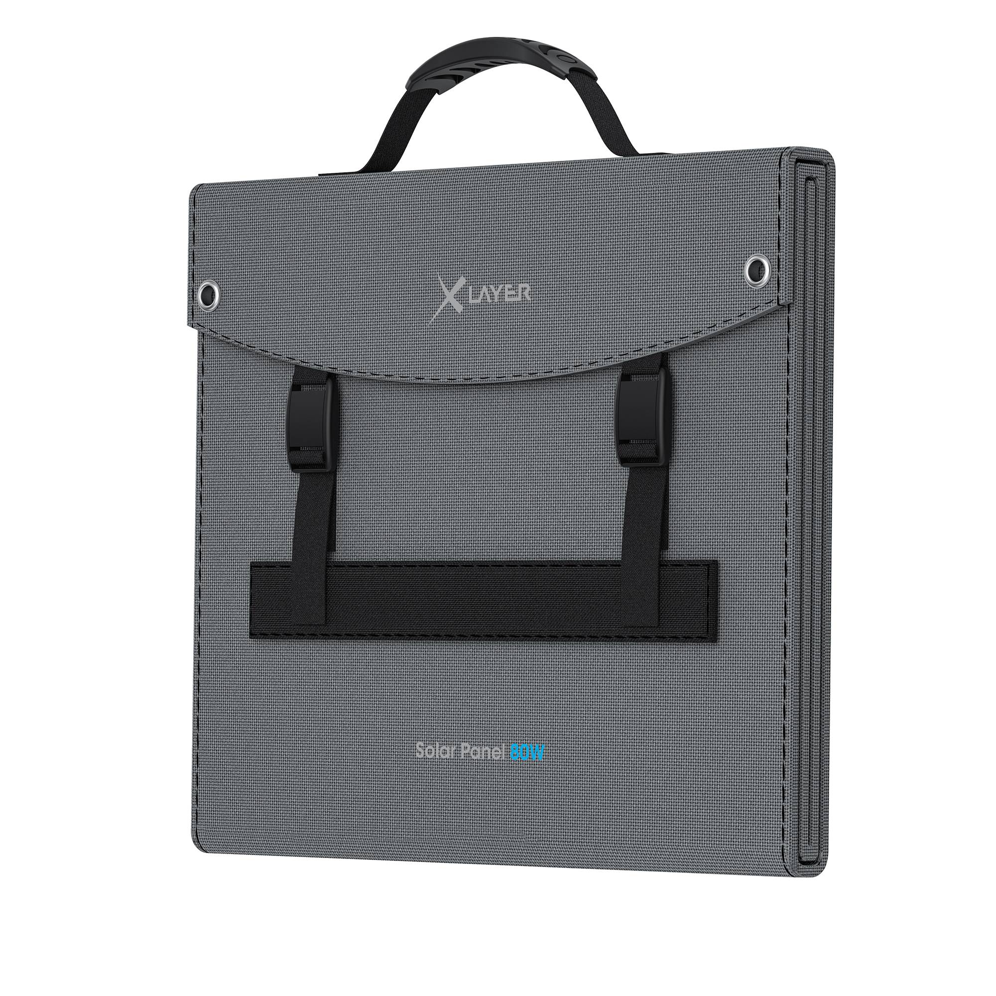 XLayer Mobiles Solar Panel 80W -falt- und aufstellbar- Grey-2