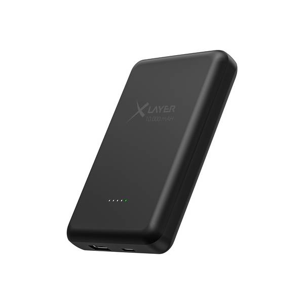 Zusatzakku XLayer MagFix Pro Powerbank magnetisch 10.000 mAh PD 20W schwarz
