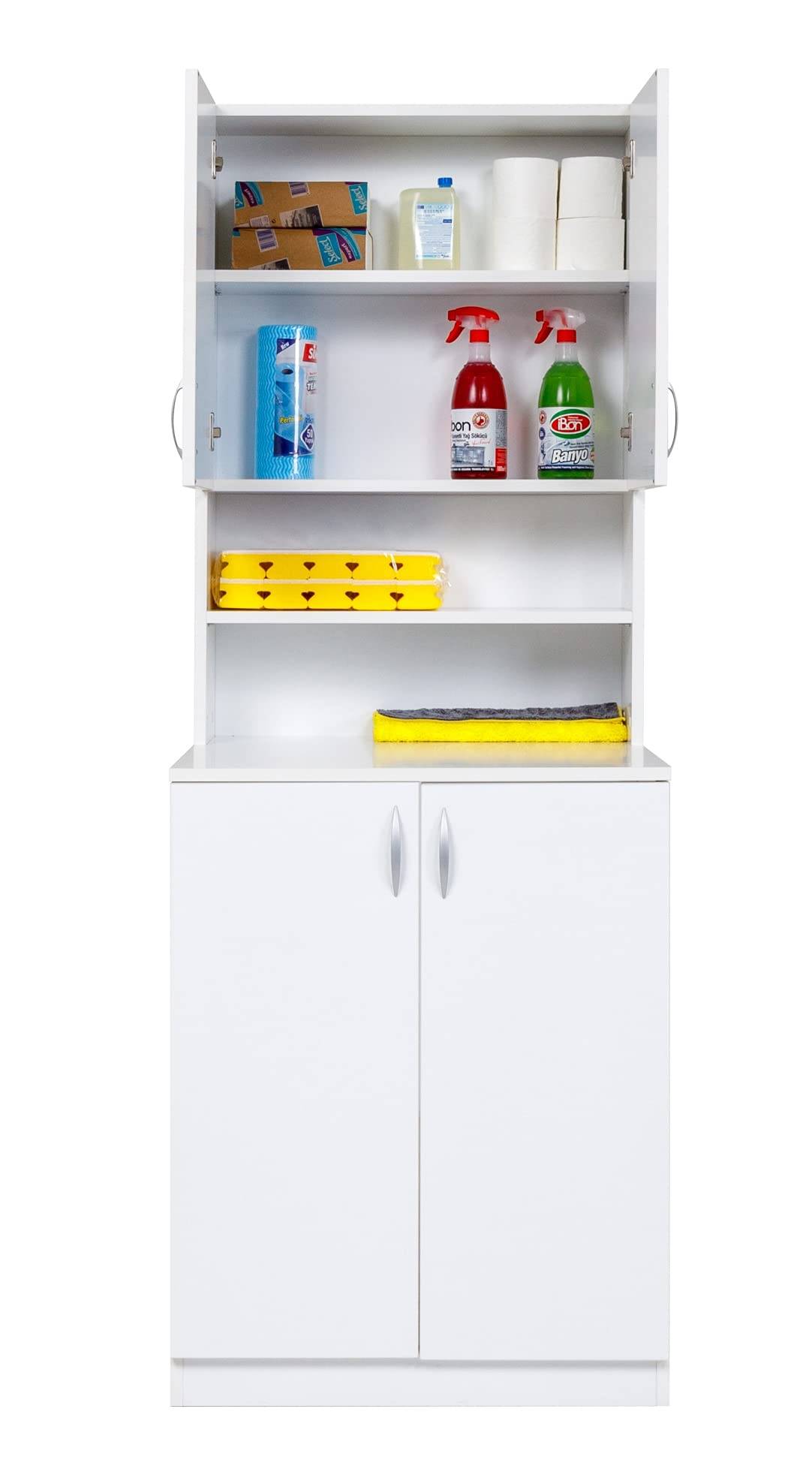 Waschmaschinenschrank, 70x70x190,5 cm, weiß-2
