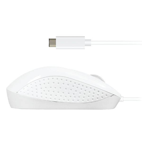 Macally UCTURBO Mac PC Maus optisch mit USB-C Kabel weiß grau Thunderbolt 3 & 4-2