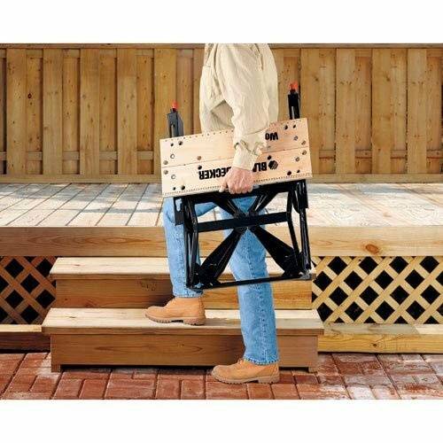 Blac Workmate WM825-XJ | Arbeitsfläche 740x250mm-3