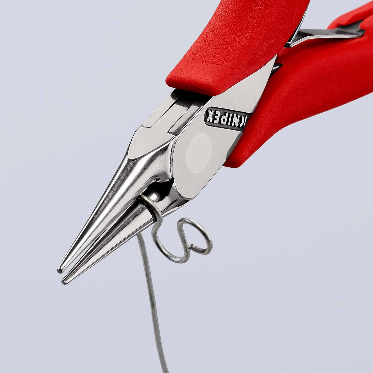 KNIPEX 35 31 115 Elektronik-Greifzange mit rutschhemmendem Kunststoff überzogen 115 mm-2