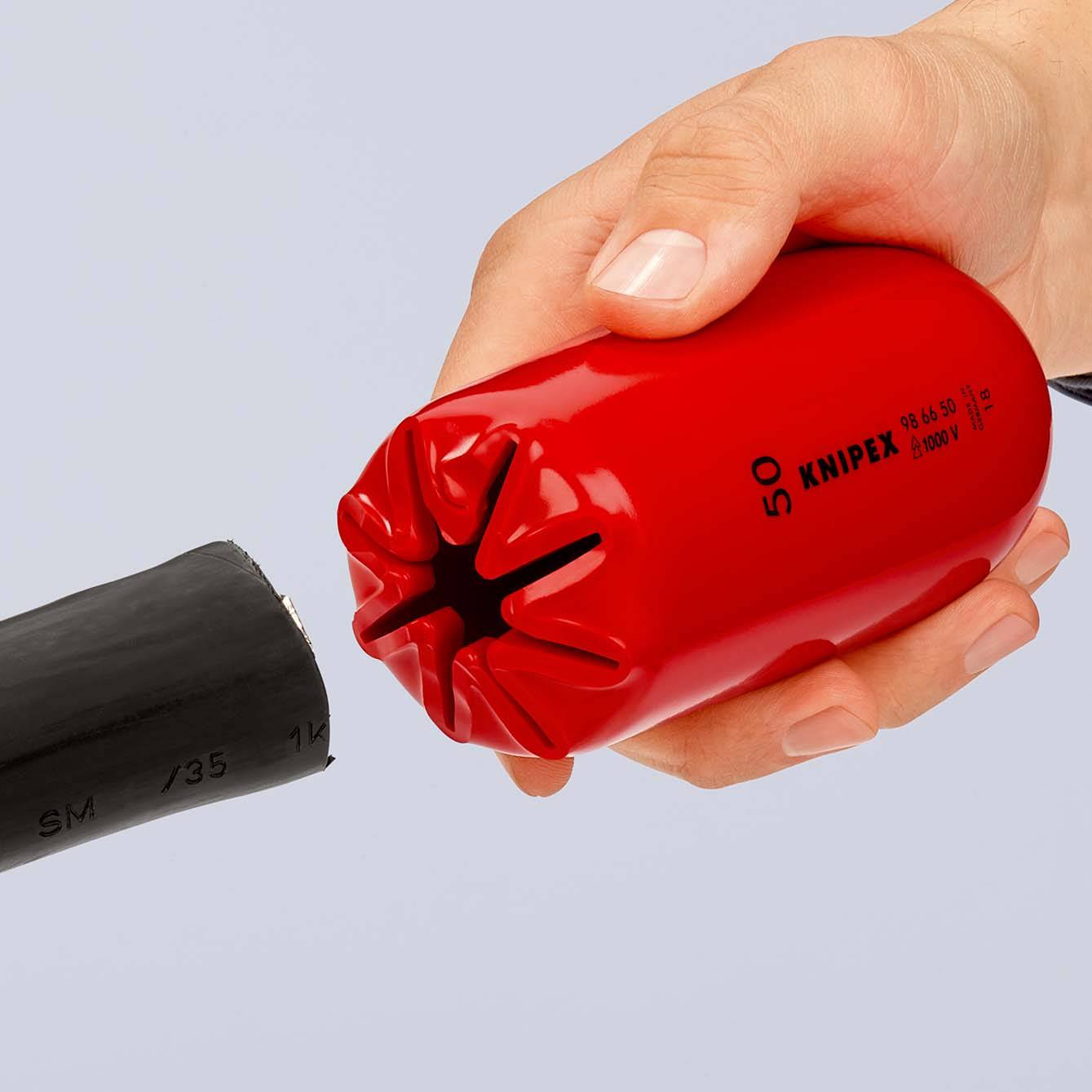 KNIPEX 98 66 50 Aufsteck-Tülle konisch 135 mm-1