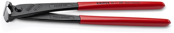 KNIPEX 99 11 300 SB Kraft-Monierzange hochübersetzt mit Kunststoff überzogen schwarz atramentiert 300 mm