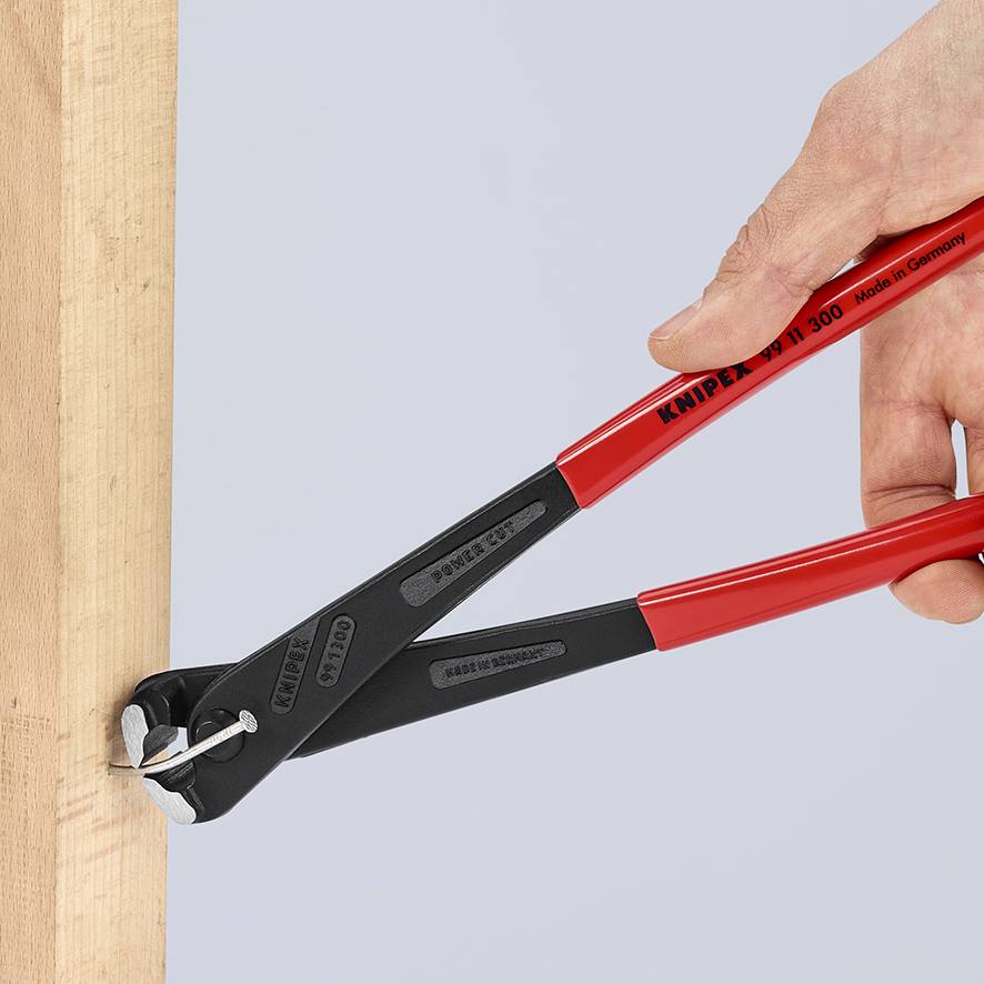 KNIPEX 99 11 300 SB Kraft-Monierzange hochübersetzt mit Kunststoff überzogen schwarz atramentiert 300 mm-3