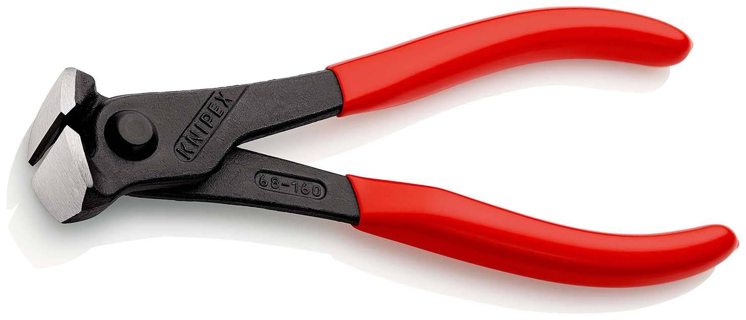KNIPEX 68 01 160 EAN Vornschneider mit Kunststoff überzogen schwarz atramentiert 160 mm-1