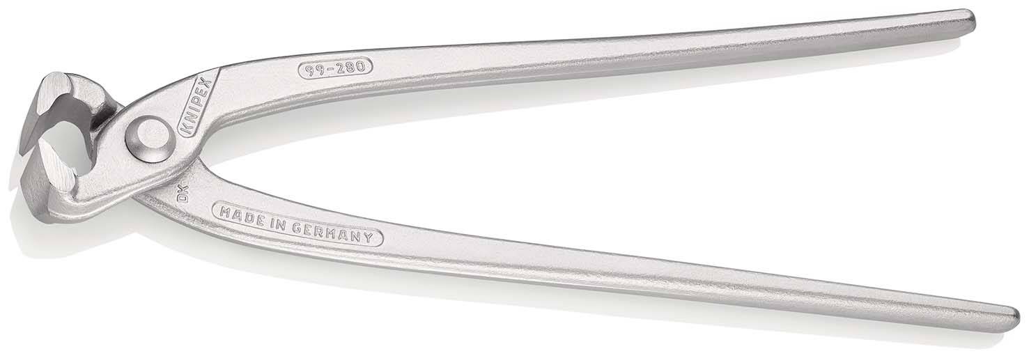 KNIPEX 99 04 280 Monierzange (Rabitz- oder Flechterzange) glanzverzinkt 280 mm-1