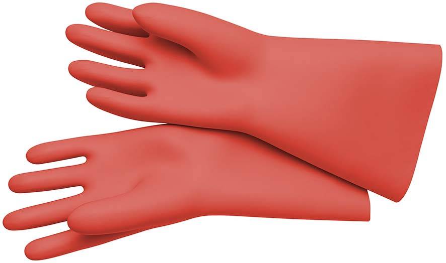 KNIPEX 98 65 40 Elektriker-Handschuhe isoliert Größe 9 / Klasse 0 410 mm-0