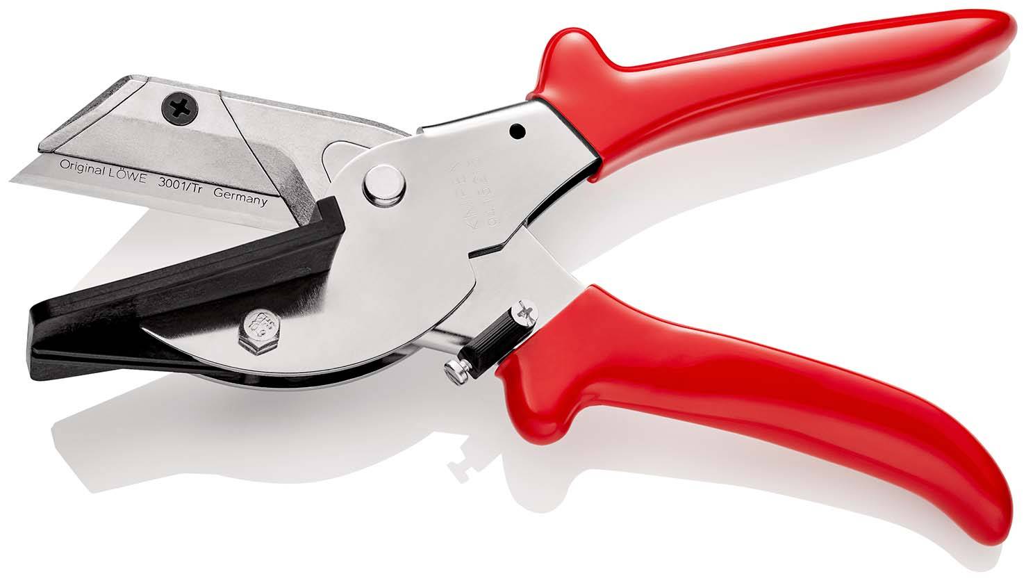 KNIPEX 94 15 215 EAN Schneider für Flachbandkabel mit Kunststoff-Hüllen verchromt 215 mm-1