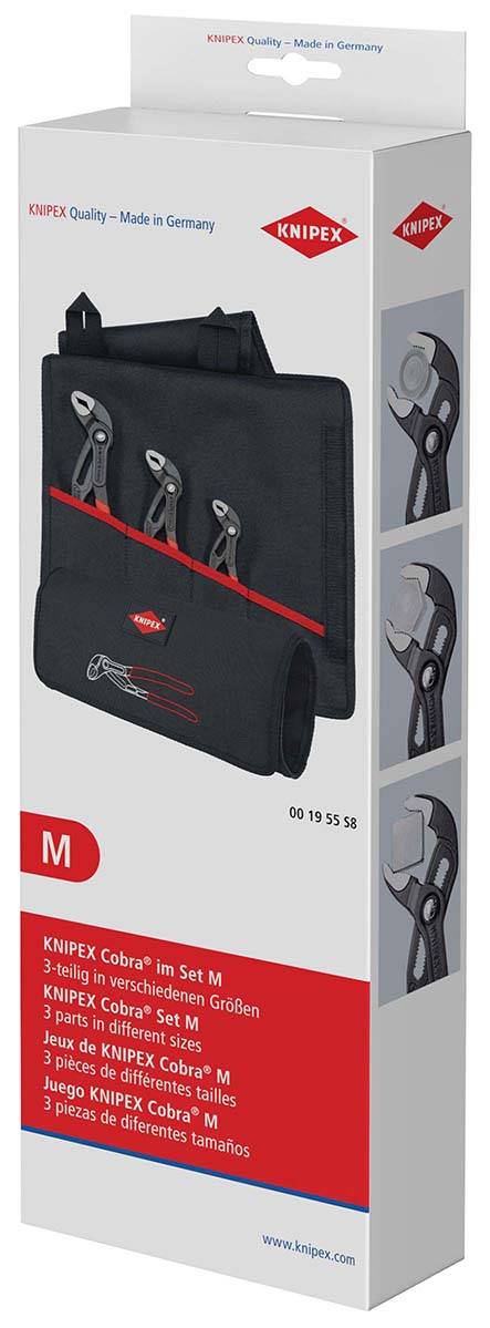 KNIPEX 00 19 55 S8 Cobra®-Set 3-teilig 330 mm-1