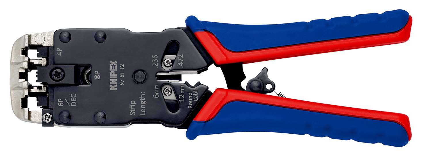 Crimpzange f.Westernstecker L.200mm KNIPEX-0