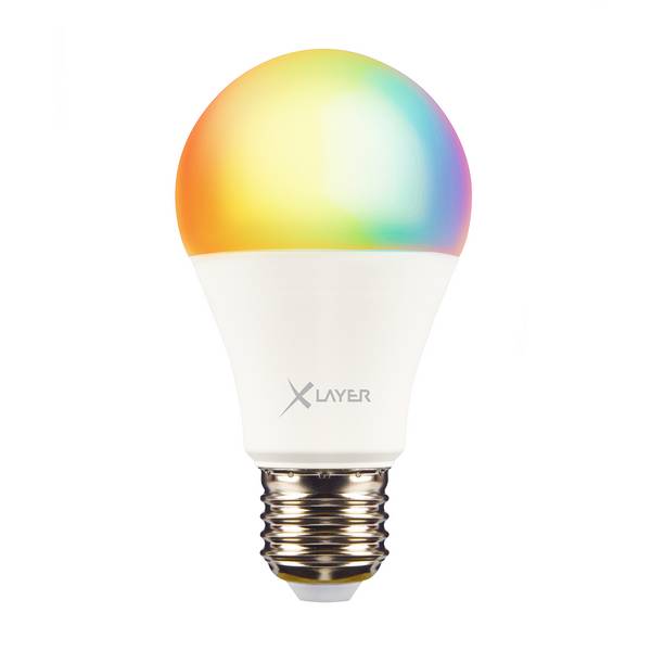 LED Leuchtmittel XLayer Smart Echo E27 9W 800lm Warm- und Kaltweiß, Mehrfarbig Dimmbar