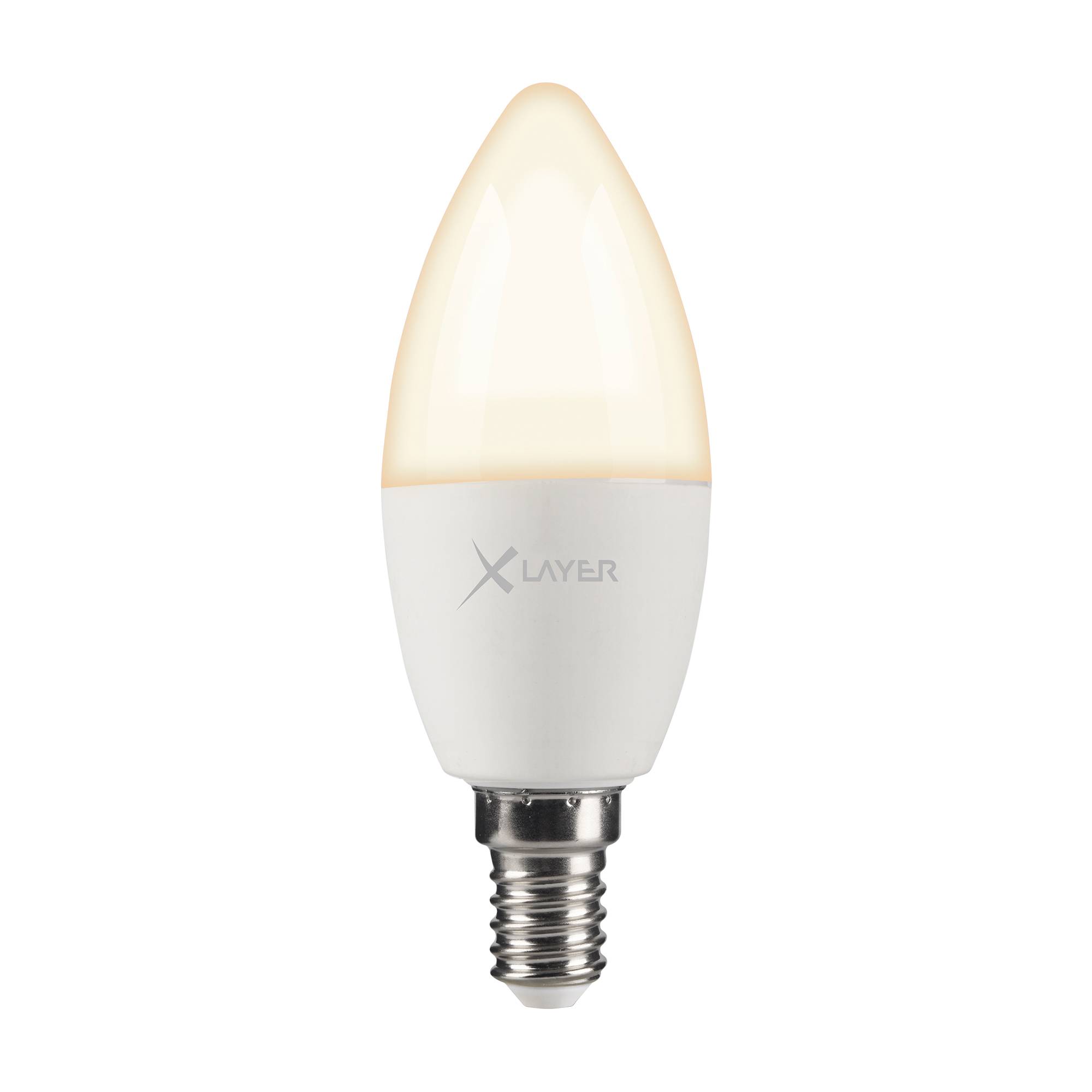 LED Leuchtmittel XLayer Smart Echo E14 4.5W 350lm Warm- und Kaltweiß Dimmbar-0