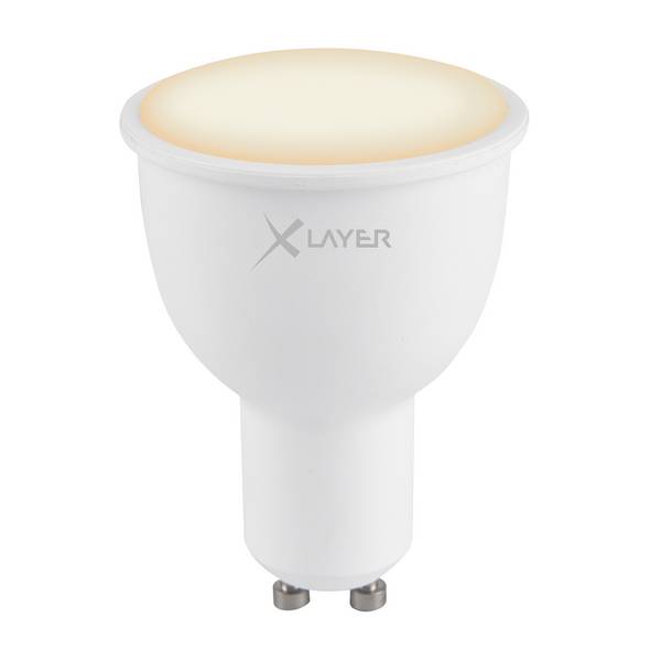 LED Leuchtmittel XLayer Smart Echo GU10 4.5W 380lm Warm- und Kaltweiß Dimmbar