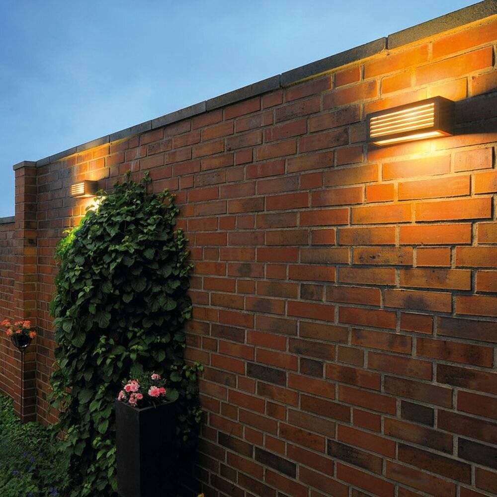 SLV BOX-L 232497 Außenwandleuchte EEK: G (A - G) E27 18 W Rost-1