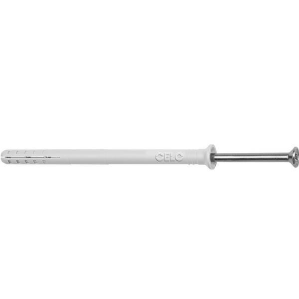 Nageldübel NPC Schlagdübel Senkbund mit vormontierter Schraube 8 x 60 mm - 50 Stück