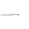 Nageldübel NP Schlagdübel Flachbund mit vormontierter Schraube 5 x 50 mm - 100 Stück