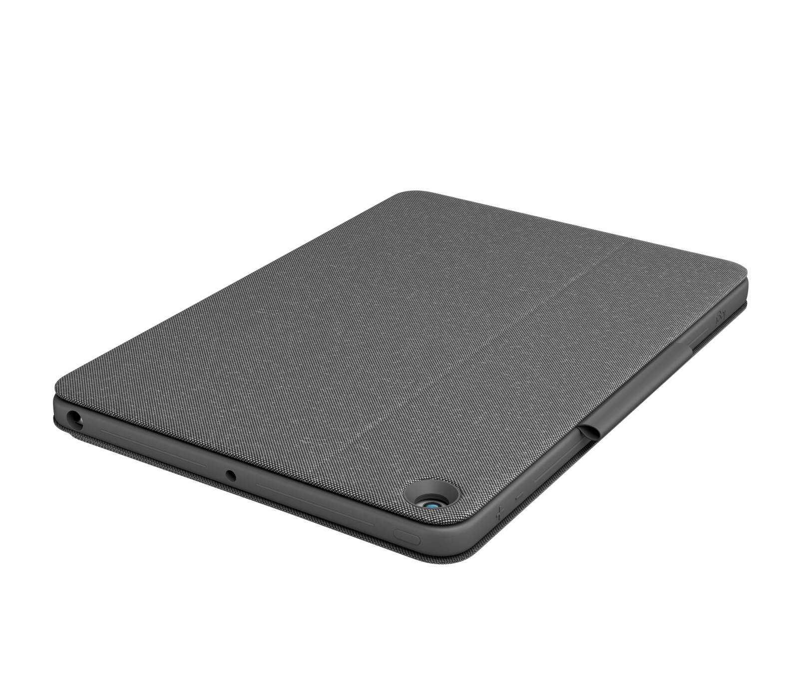 Logitech Combo Touch Tastatur und Foliohülle mit Trackpad hintergrundbeleuchtet Apple Smart connector QWERTY-4