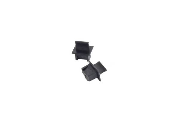 Helos RJ45-Staubschutz/Blindstopfen VPE 100 schwarz