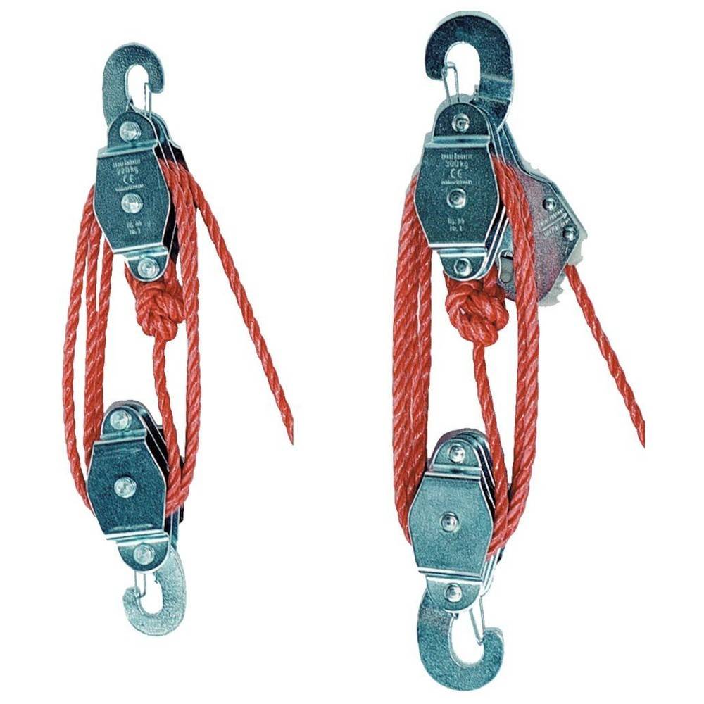 Berger & Schröter 10814 Universalflaschenzug Tragfähigkeit (mit Umlenkrolle) 220 kg-1