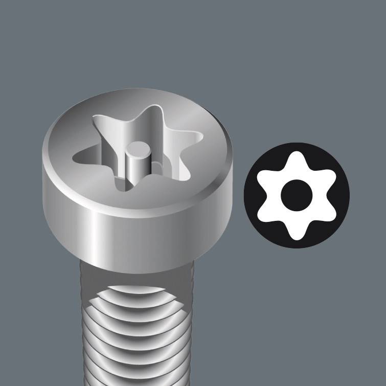 867/1 Z TORX BO Bits mit Bohrung, TX 25 x 25 mm-1
