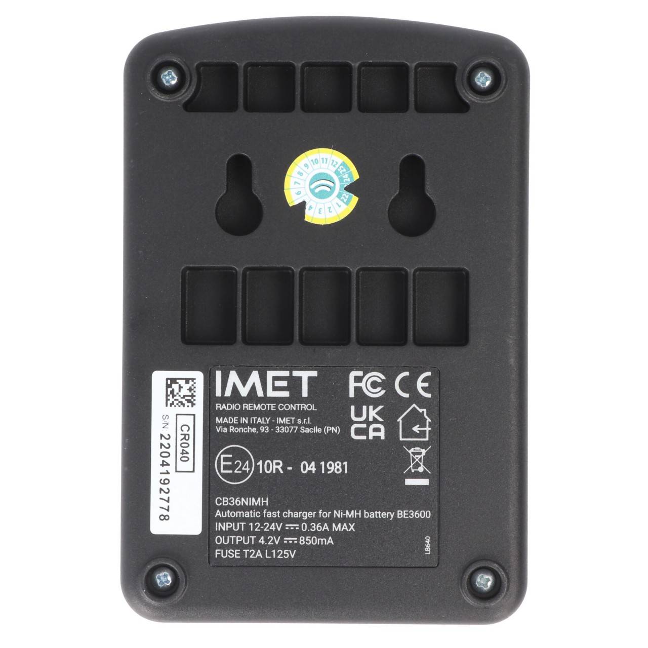 Original IMET Ladegerät Funksteuerung CR040 für Akku BE5500-2