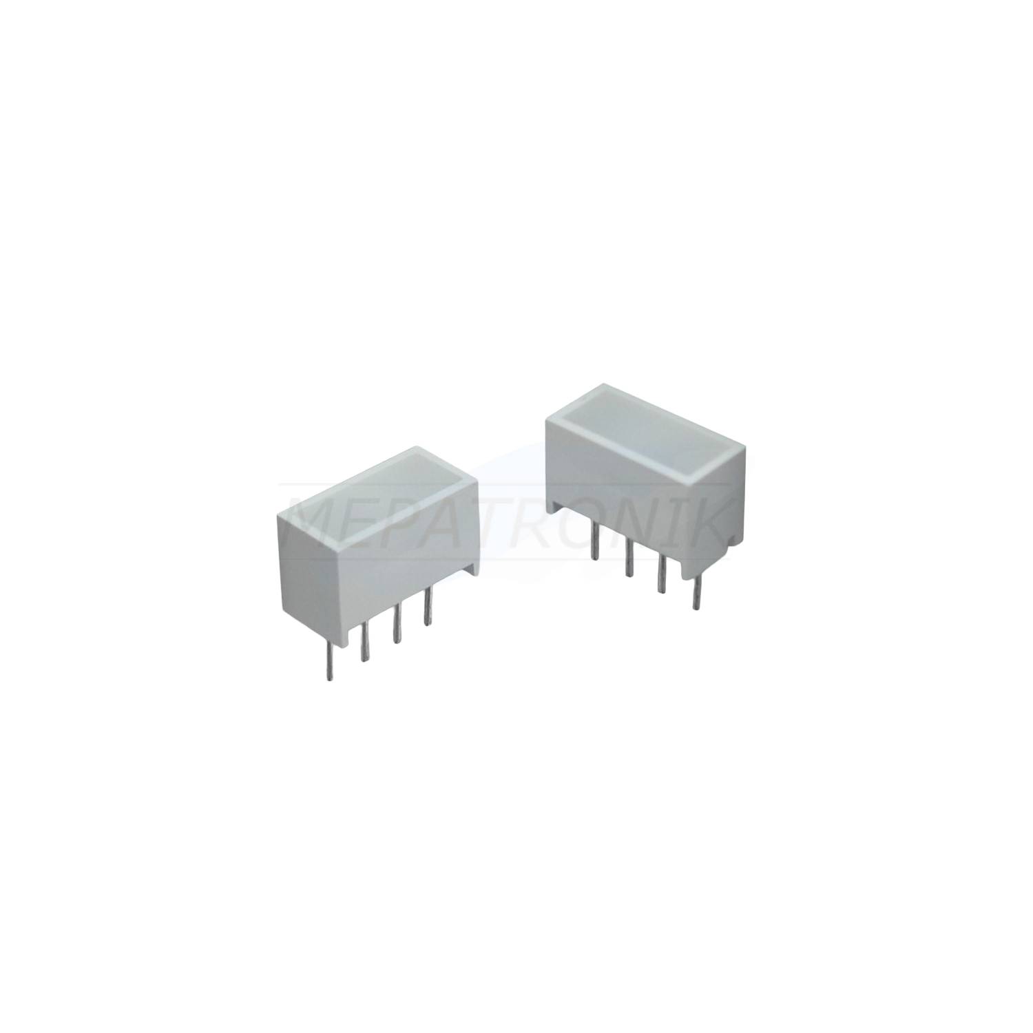 KB-2400SYKW LED8.89MMx3.81MM WEISS DIFFUS LIGHT BAR LEUCHTDIODE GELB THT Kingbright | Set 100 Stück-0