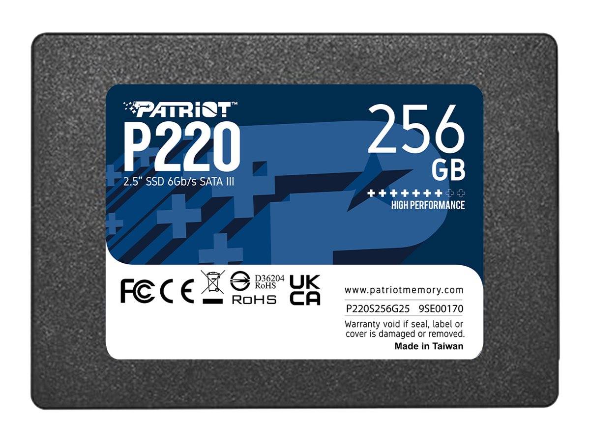 Patriot P220 - SSD - 256 GB - intern - 2.5"" (6.4 cm)-0